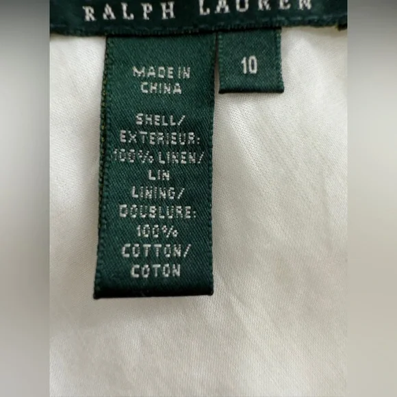 Ralph Lauren Lace-Up White Maxi Skirt - Picture 3 of 7